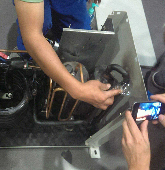 港口维修空调制冷效果差